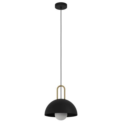 Eglo - Lampadario su corda  1xE27/40W/230V nero