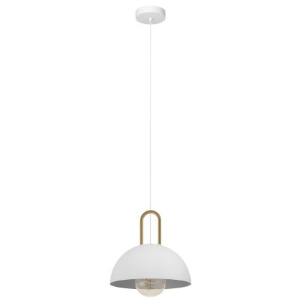 Eglo - Lampadario su corda 1xE27/40W/230V bianco