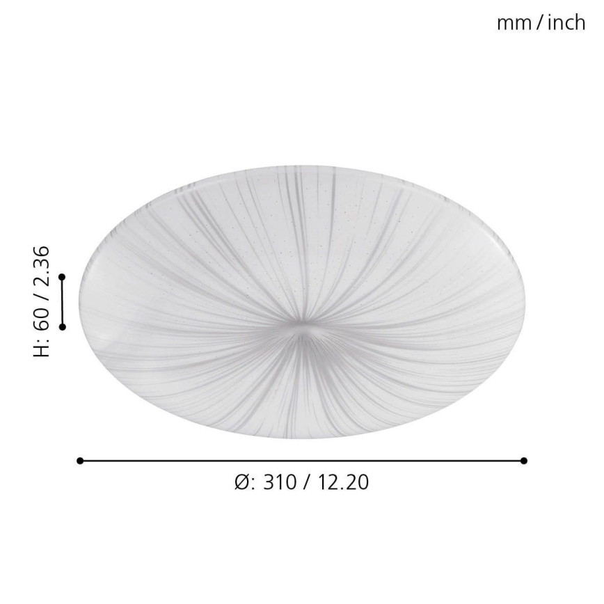 Eglo - Plafoniera LED  LED/10W/230V