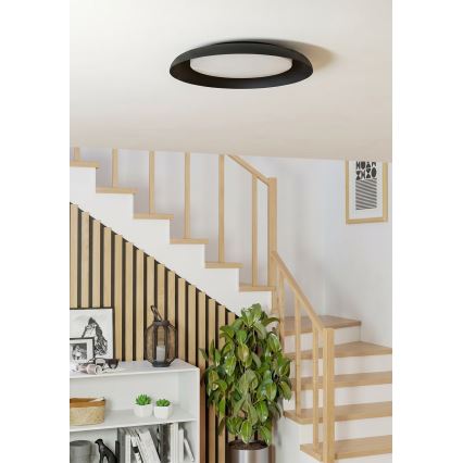 Eglo 99703 - Plafoniera LED PENJAMO LED/17,1W/230V nera