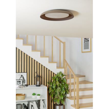 Eglo - Plafoniera LED LED/17,1W/230V marrone