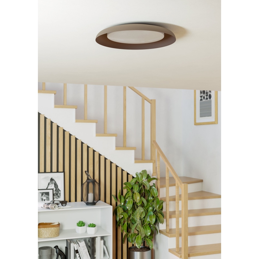 Eglo - Plafoniera LED LED/17,1W/230V marrone