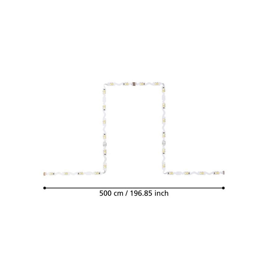 Eglo - Striscia LED Dimmerabile 5m LED/23W/24/230V 2700-6500K + telecomando