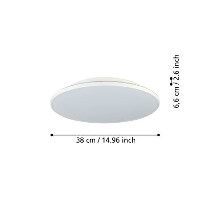 Eglo - Plafoniera LED LED/21W/230V d. 38 cm