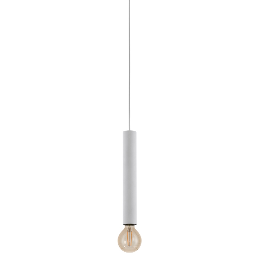 Eglo - Lampadario su corda per binario 1xE27/40W/230V bianco