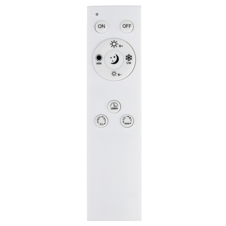 Eglo - Plafoniera LED dimmerabile LED/37W/230V nera + telecomando
