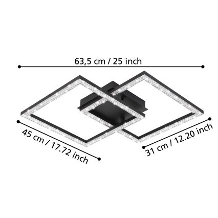 Eglo - Plafoniera LED LED/21W/230V