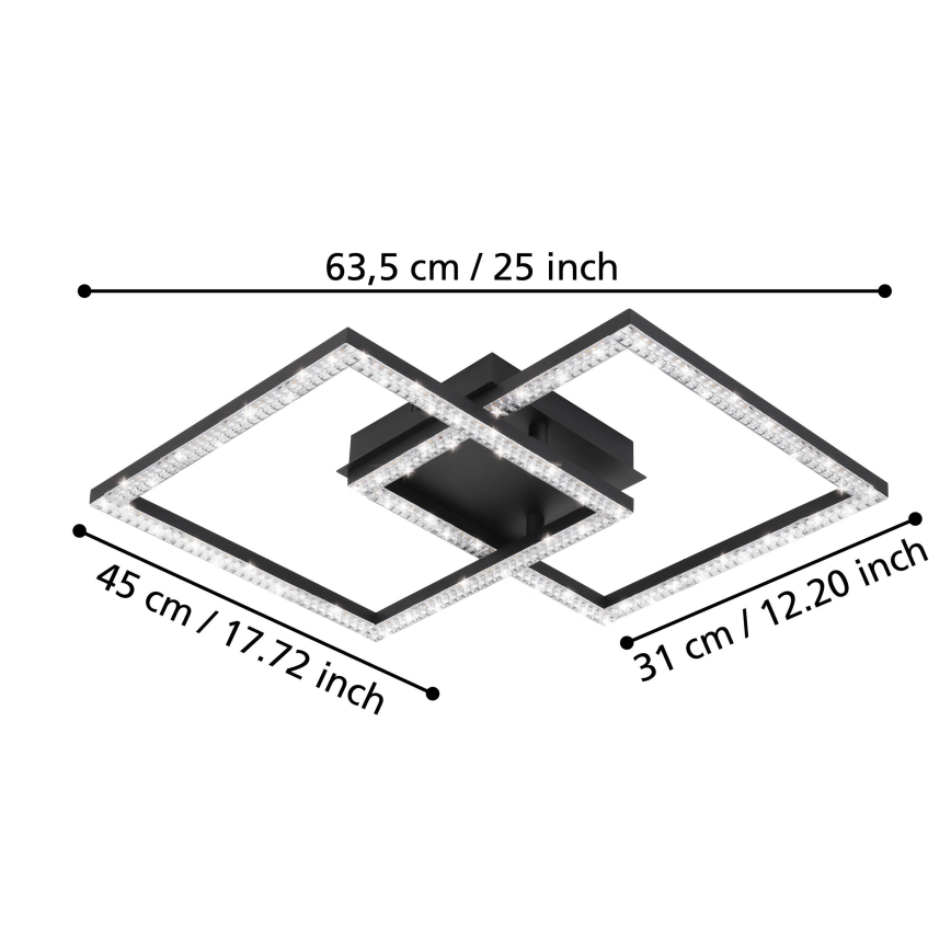 Eglo - Plafoniera LED LED/21W/230V