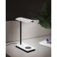 Eglo - Lampada da tavolo LED touch dimmerabile con ricarica wireless LED/5,8W/230V bianco