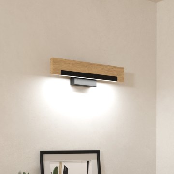 Eglo - Applique a LED dimmerabile LED/9,6W/230V 3000K nero/beige