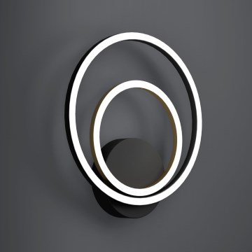 Eglo - Applique a LED LED/12W/230V 3000K + 4xLED/2,1W 3000K nero