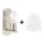 Eglo - Applique a LED MY CHOICE 1xE14/4W/230V cromo opaco/bianco