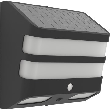 Eglo - Applique a LED solare con sensore LED/6,5W/3,7V IP44