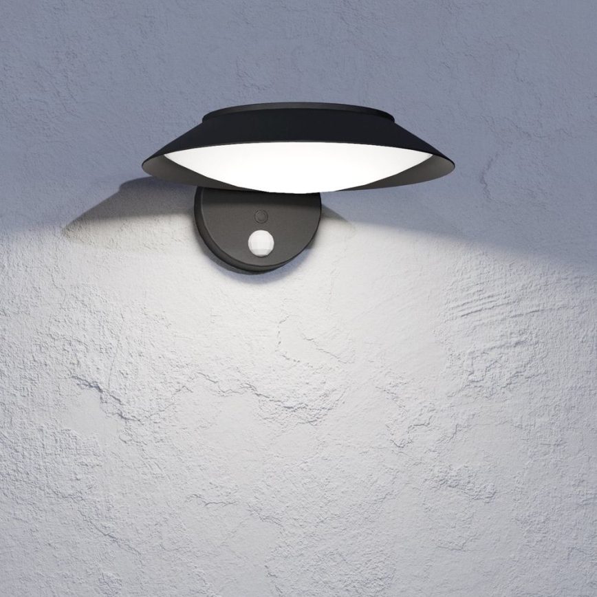 Eglo - Applique a LED solare con sensore LED/7W/3,7V 2200 mAh IP44