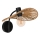 Eglo - Applique da parete 1xE27/42W/230V marrone/nero