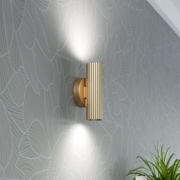 Eglo - Applique da parete 2xGU10/5W/230V dorata