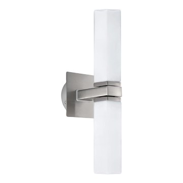 EGLO - Applique per bagno 2xG9/40W vetro opale IP44