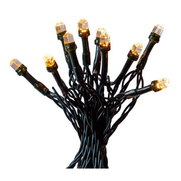 Eglo - Catena luminosa LED per esterni, 200 LED, 1 funzione, 20 m, IP44, bianco caldo