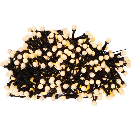 Eglo - Catena luminosa natalizia LED per esterni, 700 LED, 8 funzioni, 19 m, IP44, bianco caldo