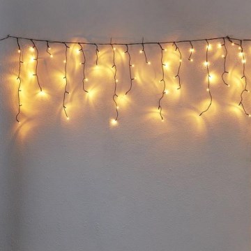 Eglo - Catena luminosa natalizia LED per esterni 240xLED 6,4m bianco caldo IP44
