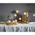 Eglo - Catena natalizia a LED 10xLED/2,75m bianco/oro