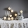 Eglo - Catena natalizia LED 10xLED/3xAA 2,75m bianco/argento