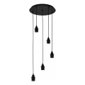 Eglo - Cavo di alimentazione WRINGTON 5xE27/60W/230V nero