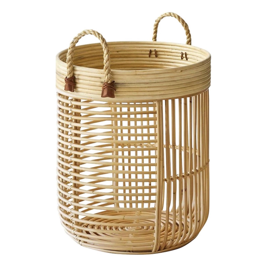 Eglo - Cestino decorativo 50x36 cm bambù