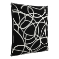 Eglo - Cuscino decorativo 45x45 cm nero/bianco