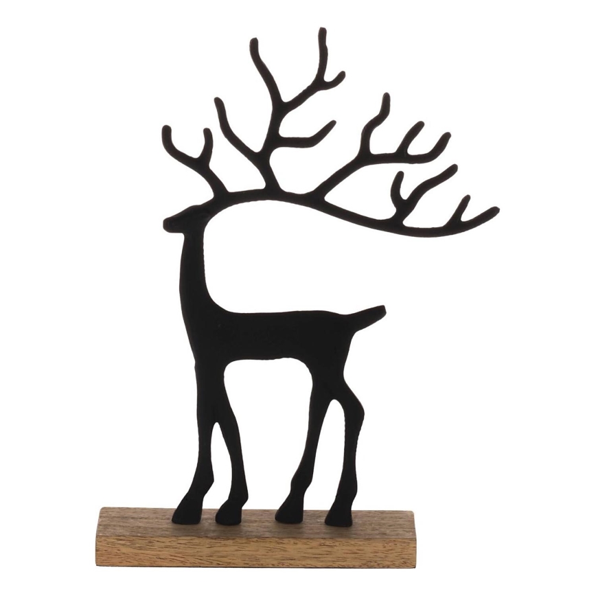 Eglo - Decorazione 25,5x18,5 cm cervo/nero