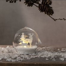 Eglo - Decorazione LED di Natale 1xLED/0,03W/1xCR2032 bianca