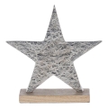 Eglo - Decorazione natalizia 21x20,5 cm stella/argento