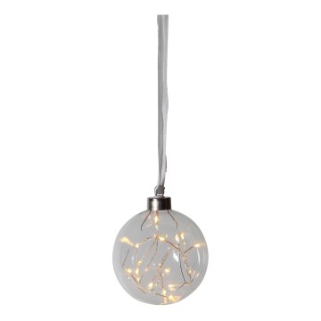Eglo - Decorazione natalizia LED 15xLED/0,012W/3xAA d. 10 cm