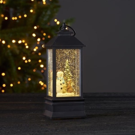 Eglo - Decorazione natalizia LED 1xLED/0,064W/3xAAA nero