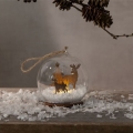 Eglo - Decorazione natalizia LED 1xLED/0,06W/1xCR2032 marrone