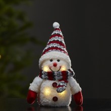 Eglo - Decorazione natalizia LED 4xLED/0,06W/3xAAA pupazzo di neve