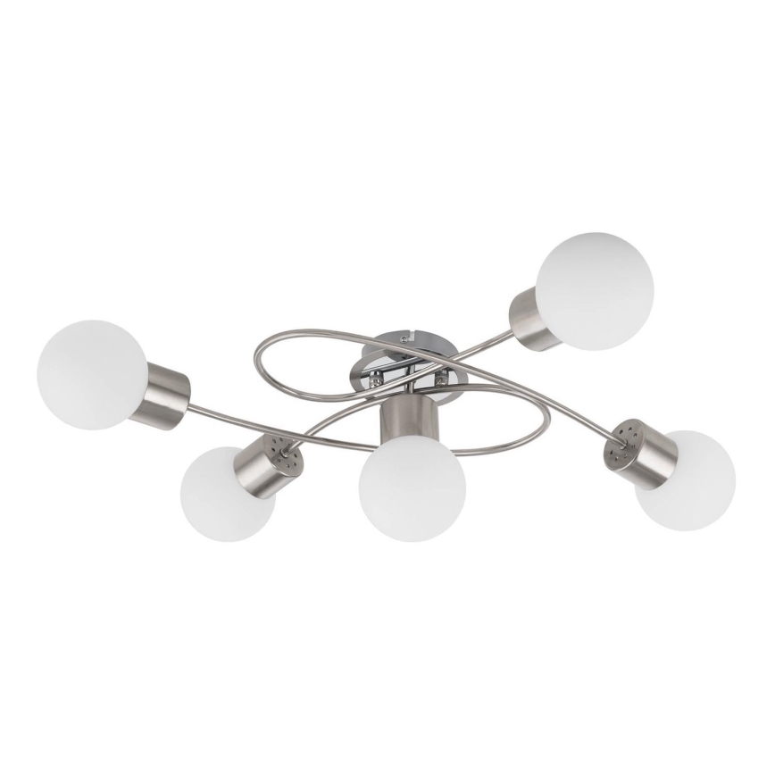 Eglo/Edi Lampada 54686 - Lampadario a plafone LED 5xE14/6W/230V cromo opaco