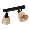 Eglo - Faretto 2xE14/40W/230V beige/nero