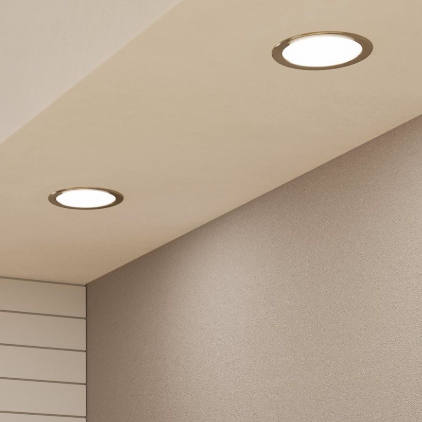 Eglo - Faretto da incasso a LED, 10,5 W, 230 V, Ø 16,6 cm