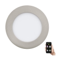 Eglo - Faretto da incasso per bagno dimmerabile a LED/5,4W/230V IP44 ZigBee Ø 12 cm