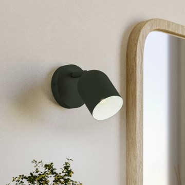 Eglo - Faretto da parete 1xE14/40W/230V verde