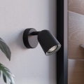 Eglo - Faretto da parete 1xGU10/5W/230V nero