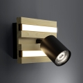 Eglo - Faretto da parete LED/2,2W/230V + 2xLED/1,2W + 2xLED/2W beige/nero