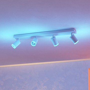 Eglo - Faretto dimmerabile LED RGBW 4xLED/3,7W/230V 2700-6500K bianco