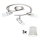 Eglo - Faretto LED MY CHOICE 3xE14/4W/230V  cromo opaco/color crema