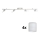 Eglo - Faretto LED MY CHOICE 4xE14/4W/230V  cromo opaco/bianco