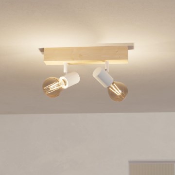 Eglo - Faretto TOWNSHEND 2xE27/60W/230V - FSC certificato