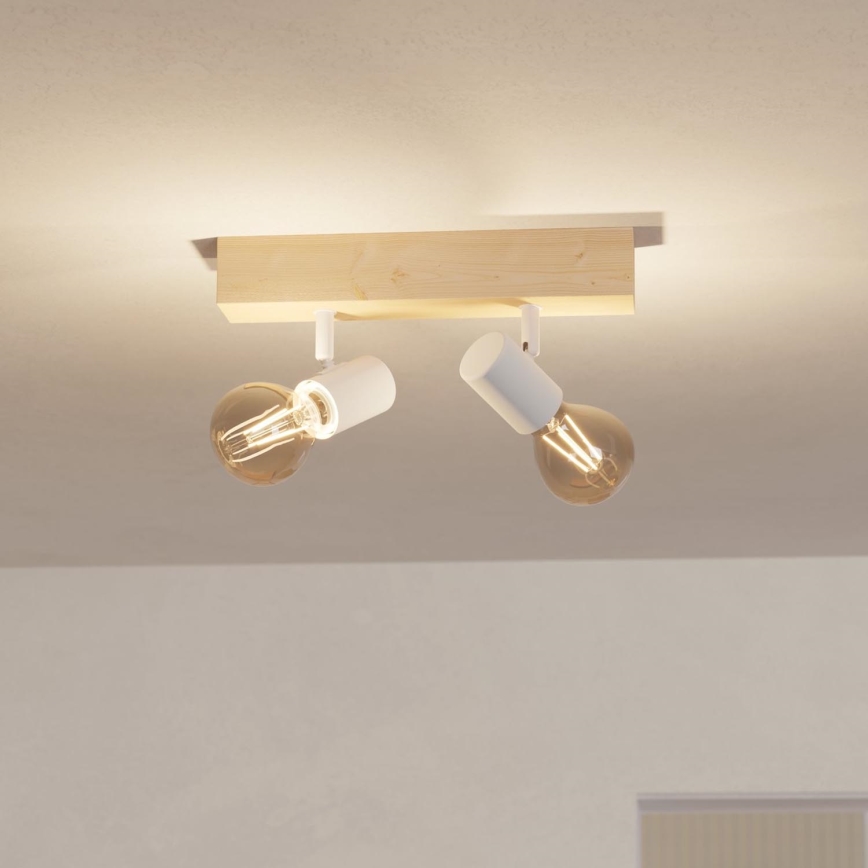Eglo - Faretto TOWNSHEND 2xE27/60W/230V - FSC certificato