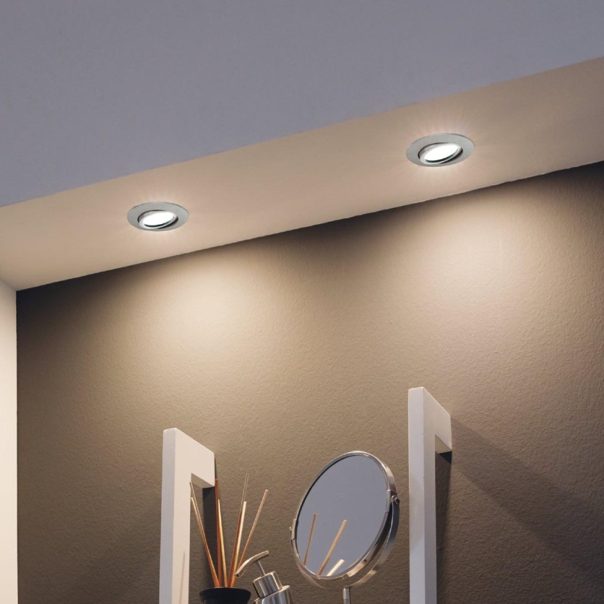 Eglo - KIT 3x Lampada LED da incasso PINEDA 1xLED/4,9W/230V