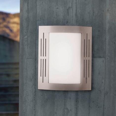 EGLO - Lampada a muro esterna 1xE27/15W/230V IP44